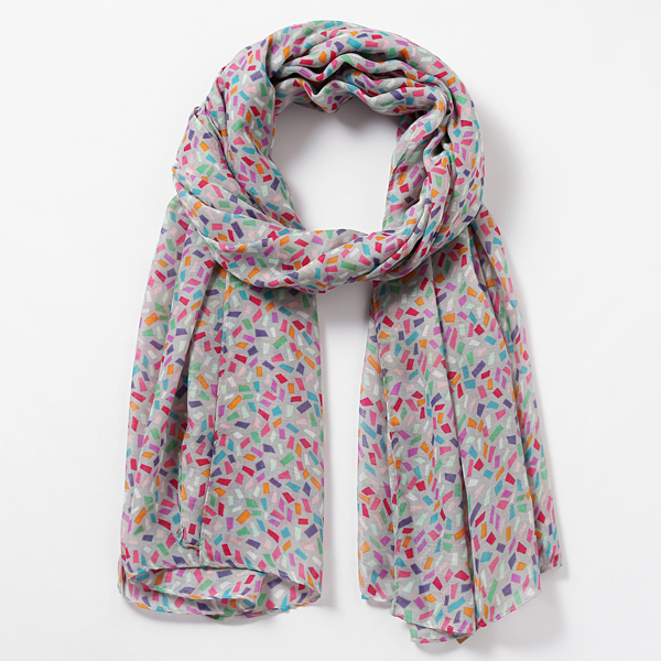 Confetti Print - White