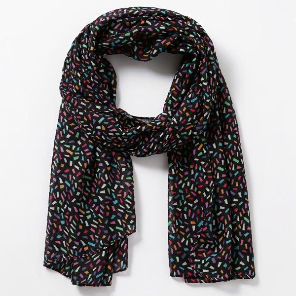 Confetti Print – Black