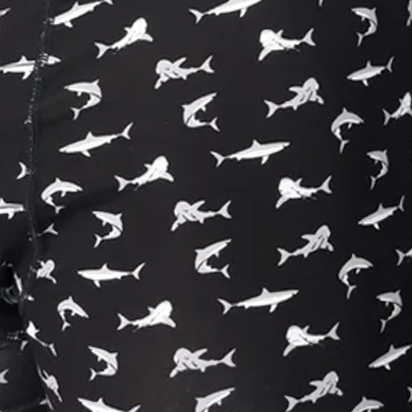Boxer Shorts Sharks Black